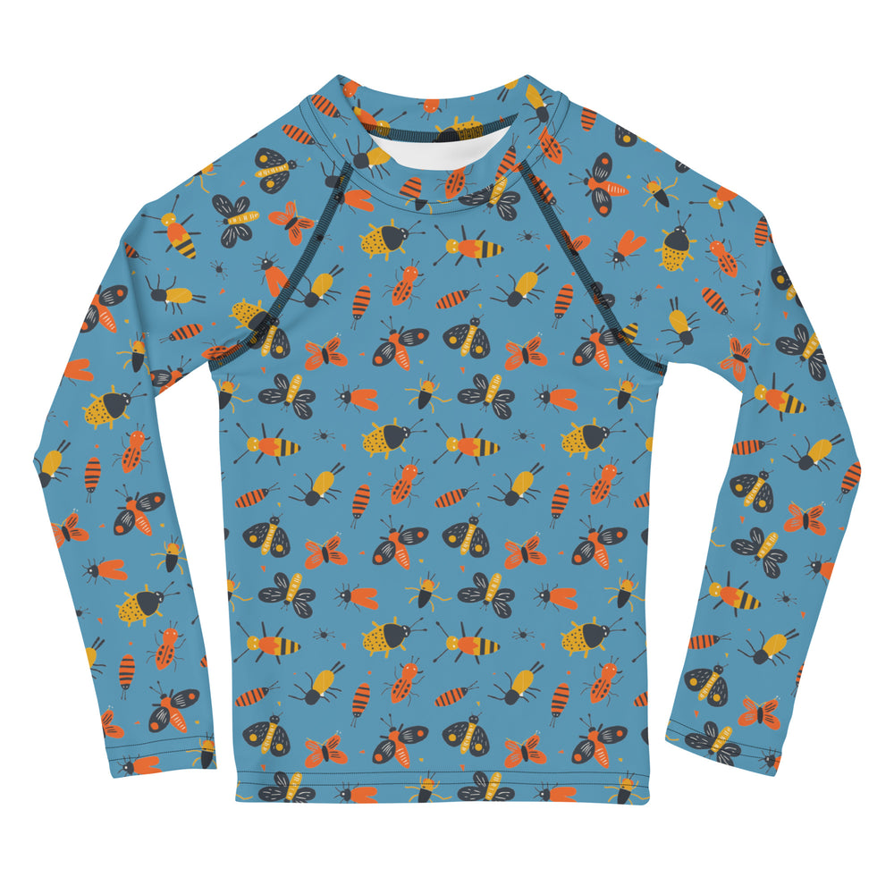 Kids Swim Rash Guard - Bugs