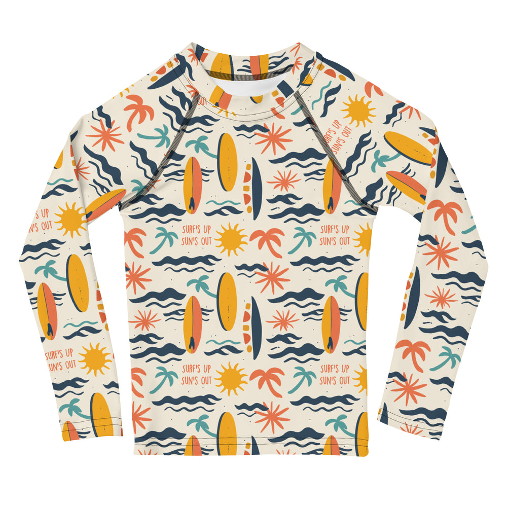 Kids Swim Rash Guard - Surfs Up