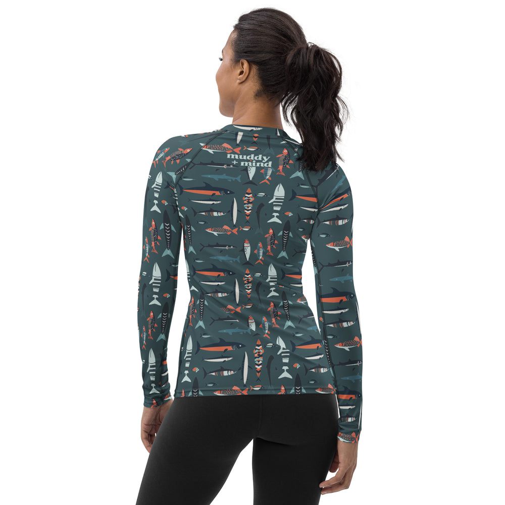 
                      
                        Women Swim Rash Guard - Fish
                      
                    