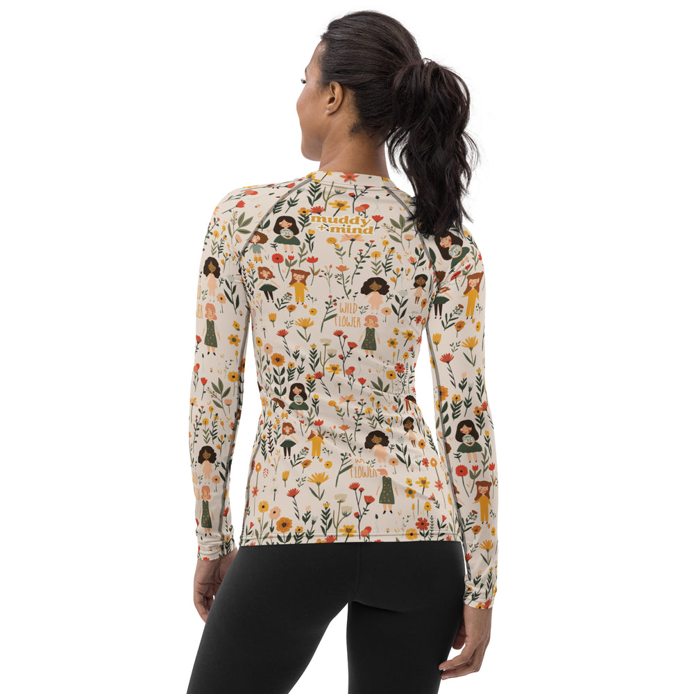 
                      
                        Women Swim Rash Guard - Wild Flowers
                      
                    