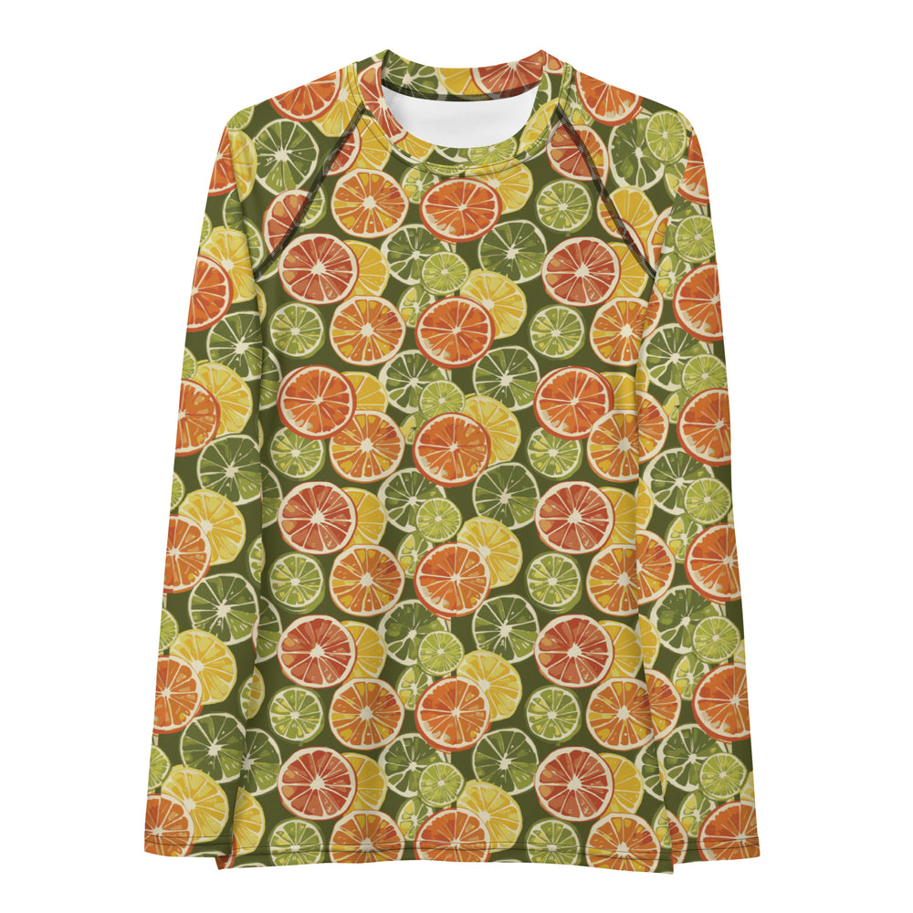 Women Swim Rash Guard - Citrus