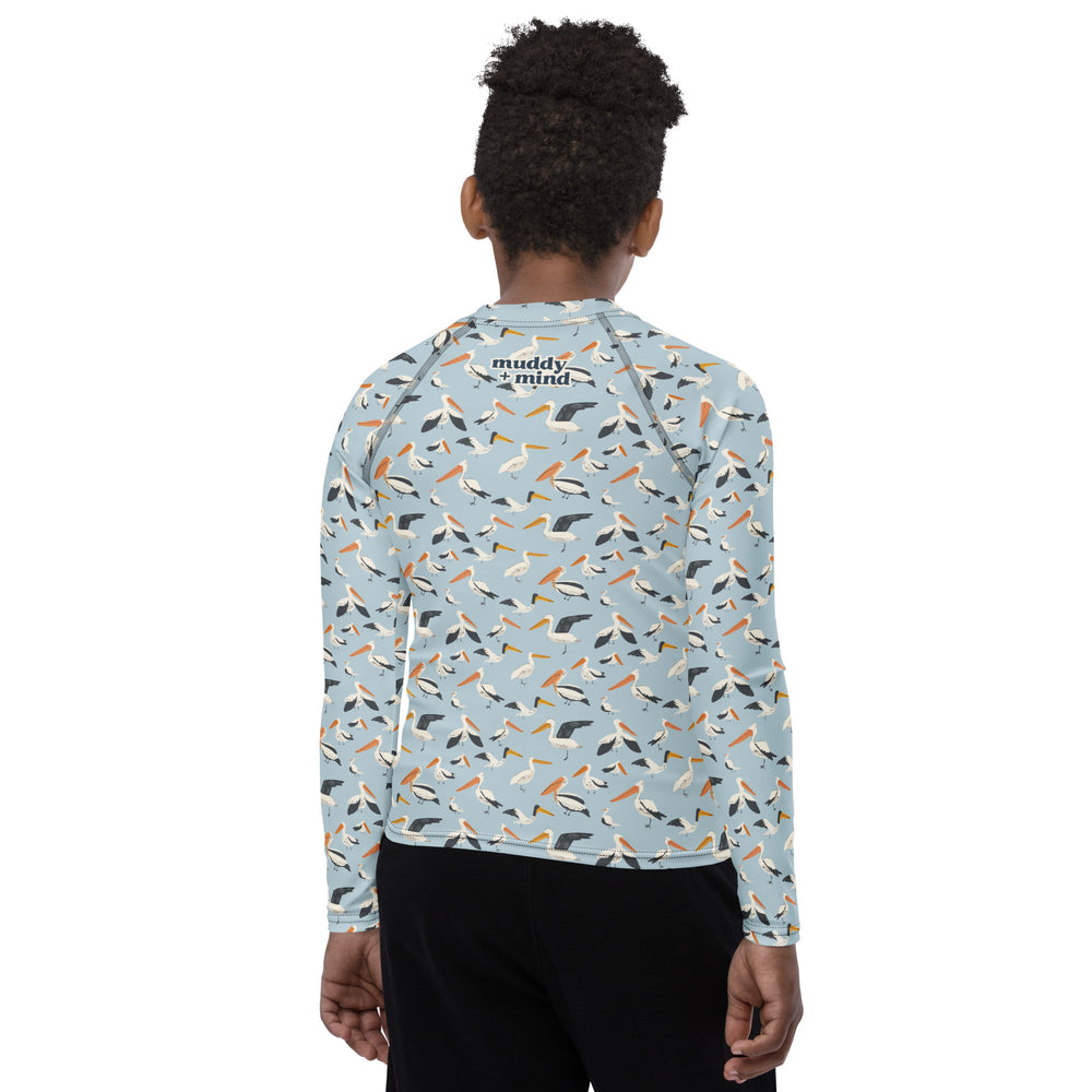 
                      
                        Youth Swim Rash Guard - Pelican
                      
                    