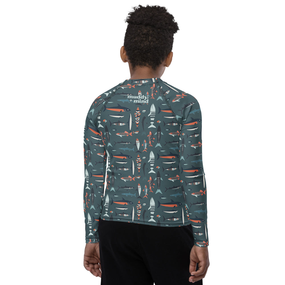 
                      
                        Youth Swim Rash Guard - Fish
                      
                    