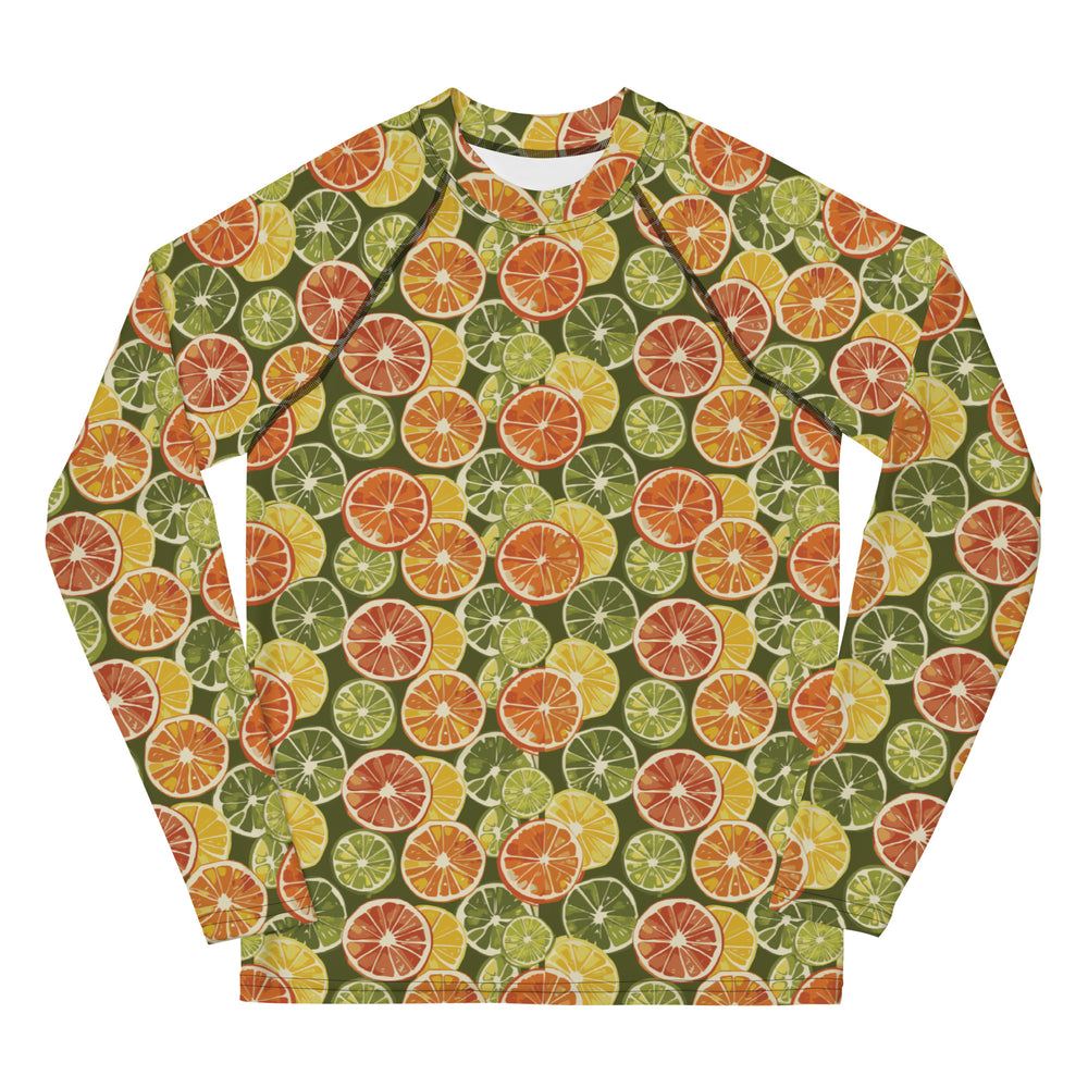 Youth Swim Rash Guard - Citrus