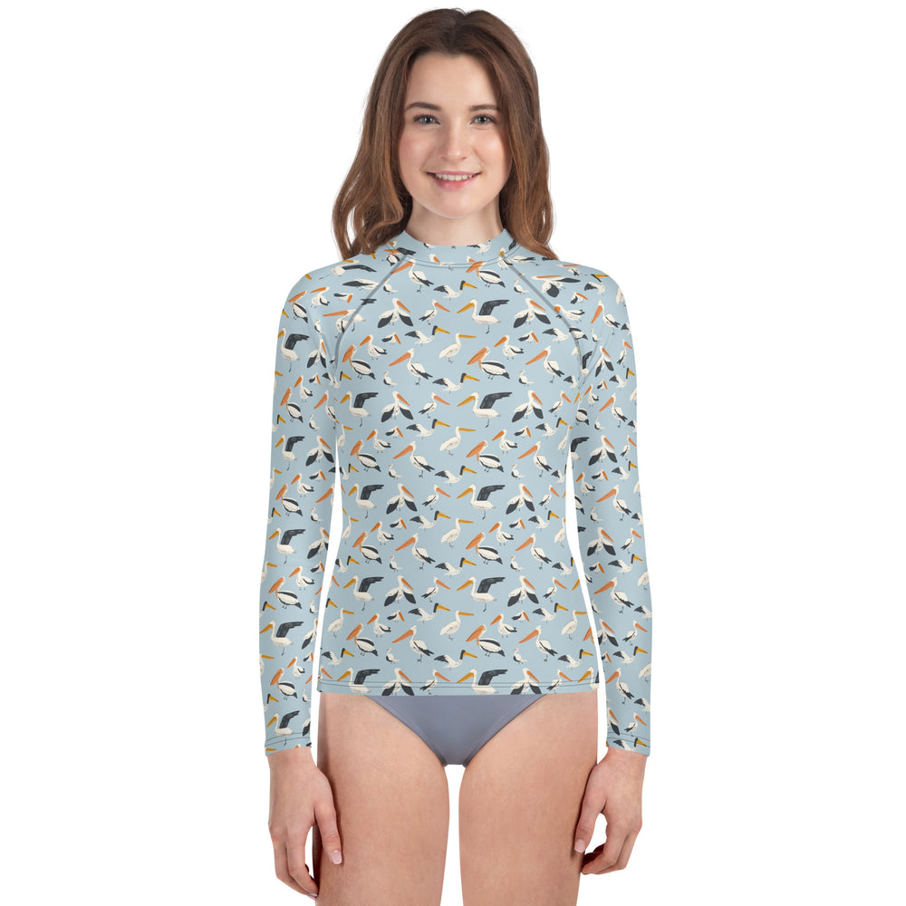 
                      
                        Youth Swim Rash Guard - Pelican
                      
                    