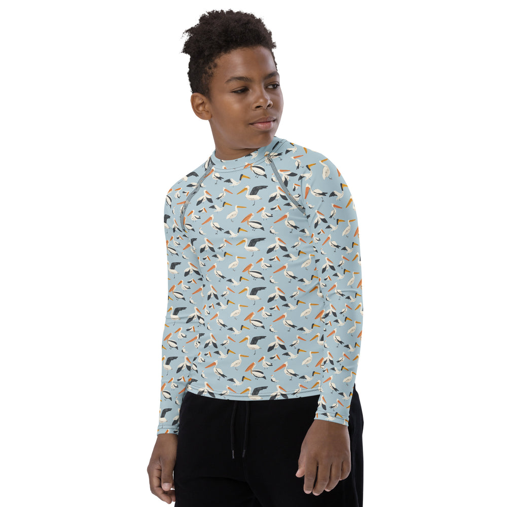 
                      
                        Youth Swim Rash Guard - Pelican
                      
                    