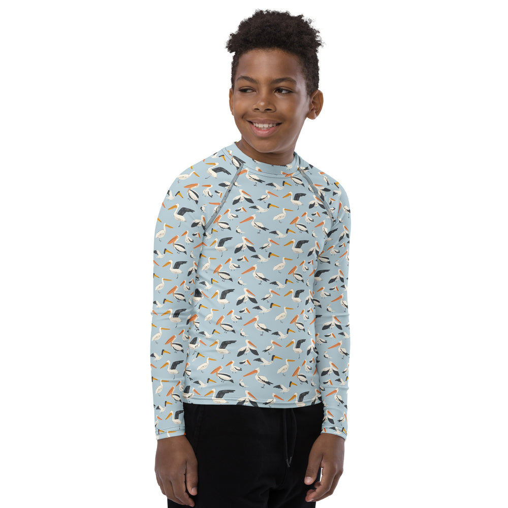 
                      
                        Youth Swim Rash Guard - Pelican
                      
                    